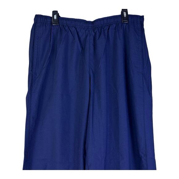 Vintage NIKE Pants Men XL Blue Lined Windbreaker Track Embroidered Straight Mesh - Picture 2 of 14